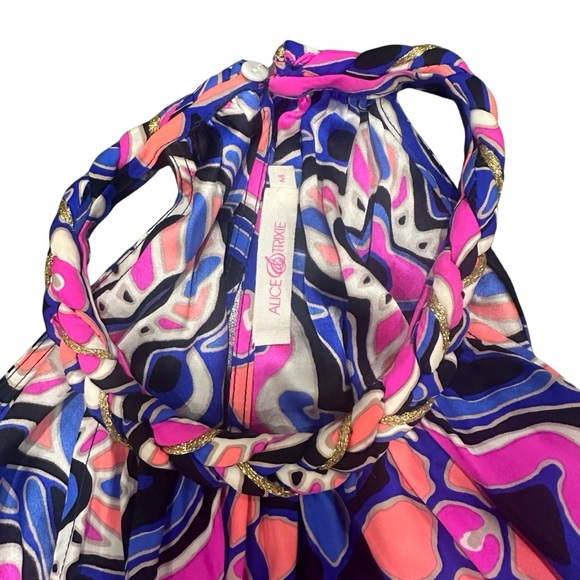 Alex & Trixie 100% Silk Top Size M - Picture 4 of 6